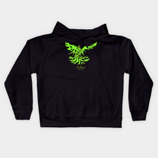 The phoenix - green Kids Hoodie